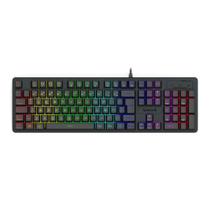 Teclado usb gamer netherbane rainbow redragon preto - k521-r pt