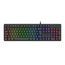 Teclado usb gamer netherbane rainbow redragon preto - k521-r Teclado usb gamer netherbane rainbow redragon preto - k521-r