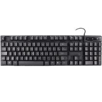 Teclado Usb Gamer Semi Mecânico Multimídia Led Anti Ghost