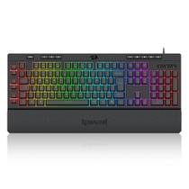 Teclado usb gamer shiva rgb redragon abnt2 preto - k512rgb v2