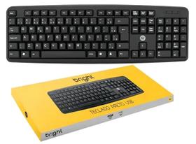 Teclado USB Multimídia Bright - 0014 Teclado USB Multimídia Bright - 0014