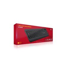 Teclado Usb Multimidia C3tech Kb-m100bk Preto