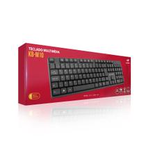 Teclado Usb Multimídia C3tech Kbm10bk Preto Português Brasil Teclado Usb Multimídia C3tech Kbm10bk Preto Português Brasil