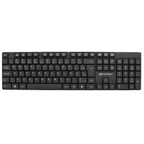 Teclado USB Multimídia KB-M10BK, ABNT2, Plug And Play, Regulagem de Altura, C3Tech - Preto