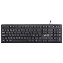 Teclado Usb Multimidia Slim Chocolate - Cabo 1.8m - Vinik -