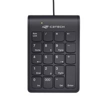 Teclado usb numerico 19 teclas kn-12bk c3tech preto