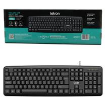 Teclado Usb Padrao Day By Day Preto 1801 R8 Letron 1 Un