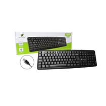 Teclado USB Preto Slim ABNT PTBR XC-TEC-01 X-Cell