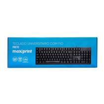 Teclado usb pt universitario maxprint