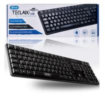 Teclado USB Simples Básico ABNT2 Silencioso Knup Teclado USB Simples Básico ABNT2 Silencioso Knup