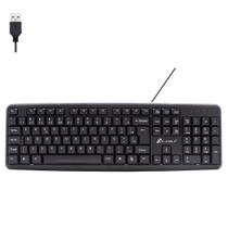 Teclado USB Slim Com Fio Para Computador XC-Tec-01 Teclas Silenciosas