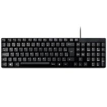 Teclado USB Slim, Plug And Play, Padrão ABNT2, GT-950, Goldentec - Preto