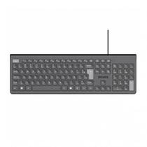 Teclado Usb Soft Com Multimídia 2Mt Ptosf2Ab 108068 Pcyes