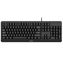 Teclado usb spk6207bl wired simplicity philips
