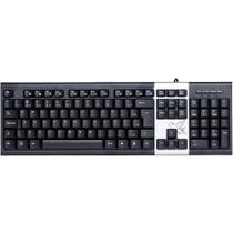 Teclado USB Standard 107 Teclas PT-BR Preto
