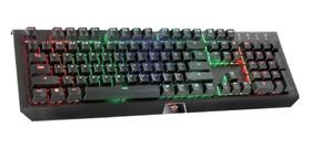 Teclado usb trust 21808 gaming mecanico gtx 890 cada iluminado rgb preto