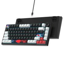 Teclado Ussixchare TKL 75% Hot-Swappable RGB com Fio