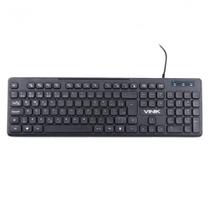Teclado Vinik Chocolate Slim, USB, Resistente a Respingos, ABNT2, Preto TC100