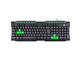 Teclado Vinik Gamer USB DRAGON V2 1.8M Pt/Vd GT104 28436