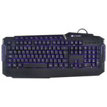Teclado vx gamer hercules com multimidia led 3 cores cabo usb 1.8 metros abnt2 preto - gt200