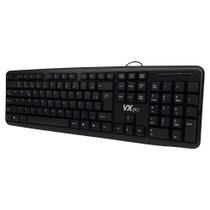 Teclado VXPRO KB110 USB Com Fio ABNT2 Preto Idioma Português Teclado VXPRO KB110 USB Com Fio ABNT2 Preto Idioma Português