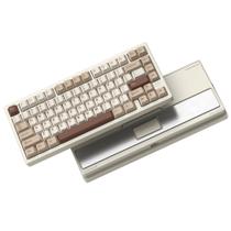 Teclado Womier RD75 Pro 75% sem fio em alumínio branco leite