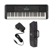 Teclado Yamaha PSR E273 Arranjador 5/8 c/ Fonte + Capa