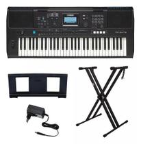 Teclado Yamaha Psr-e473 E-473 Kit Estante X Dupla