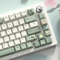 Teclas dagaladoo PBT Matcha Green 134 teclas Cherry Profile