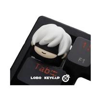 Teclas De Resina Nier Automata Yorha 2B 9S Para Decoração De Teclado Gamer Cartnoon LOBO Teclas De Resina Nier Automata Yorha 2B 9S Para Decoração De Teclado Gamer Cartnoon LOBO