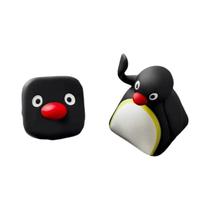 Teclas Personalizadas Para Teclado Mecânico Pingu Penguin Em Material De Resina Design De Cartoon
