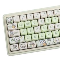 Teclas Sumgsn PBT MOA Profile Cute Green Panda 140 teclas