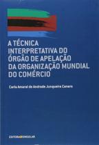 Tecnica Interpretativa Do Orgao De Apelacao Tecnica Interpretativa Do Orgao De Apelacao