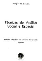 Técnicas De Análise Social E Espacial - Coleção Com 7 Volumes - Thesaurus