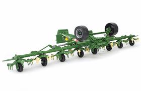 Tedder rotativo Toy Bruder Krone Trailed com equipamento de corrida de 59,1 cm Tedder rotativo Toy Bruder Krone Trailed com equipamento de corrida de 59,1 cm