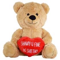 Teddy Bear Hollabears Shawty U Fine 10 Engraçado Dia dos Namorados Teddy Bear Hollabears Shawty U Fine 10 Engraçado Dia dos Namorados