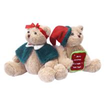 Teddy Bears Plush Nelio de 11,7 polegadas, 2 peças de ursinho de pelúcia