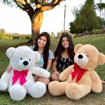 Tedy Bear Urso Gigante 110cm Pelúcia Ursinho Marrom Presente