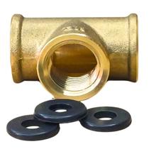 tee 1/2 npt interna x 1/2 npt interna maqenge gás e agua