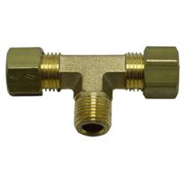 Tee 1/8 X 1/4 C/ Porca E Anilha Cc0110-04