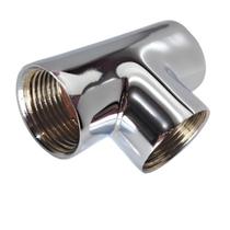Tee 3/4 Polegada Cromado Rosca Interna em Latão
