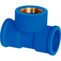 Tee Azul Corr Plastik 3/4 X 3/4 - Kit C/25 Unidades Tee Azul Corr Plastik 3/4 X 3/4 - Kit C/25 Unidades