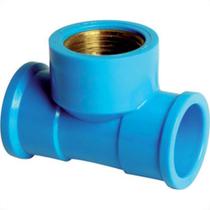 Tee Azul Fortlev 1/2 X 1/2 - Kit C/20 Unidades Tee Azul Fortlev 1/2 X 1/2 - Kit C/20 Unidades