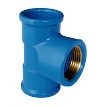 Tee Azul Plastilit 3/4 X 3/4 - Kit C/20 Unidades Tee Azul Plastilit 3/4 X 3/4 - Kit C/20 Unidades