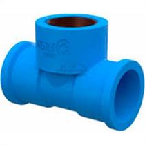 Tee Azul Tigre Liso Liso Rosca Reducao 25Mm X 1/2'' - Kit C/15