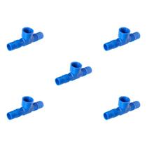 Tee C/ Rosca P/ Mangueira 1.1/2'' -(5 Unidades) Azu
