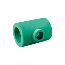 Tee com Redução 25 x 20 mm PPR Verde para Água Quente e Fria AMANCO