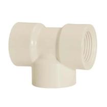 Tee Com Rosca 1-2'' Pvc 6,3 Pn 750 Kpa - Amanco Tee Com Rosca 1-2'' Pvc 6,3 Pn 750 Kpa - Amanco