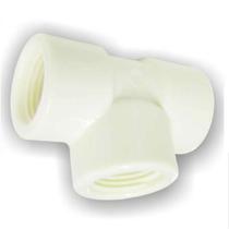 Tee com Rosca 3/4'' em PVC Resistente a 750 KPa - Plastubos Tee com Rosca 3/4'' em PVC Resistente a 750 KPa - Plastubos