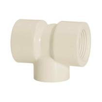 Tee com Rosca Redução 1.1/2'' x 3/4'' PVC 6,3 PN 750 kPa - Amanco Tee com Rosca Redução 1.1/2'' x 3/4'' PVC 6,3 PN 750 kPa - Amanco